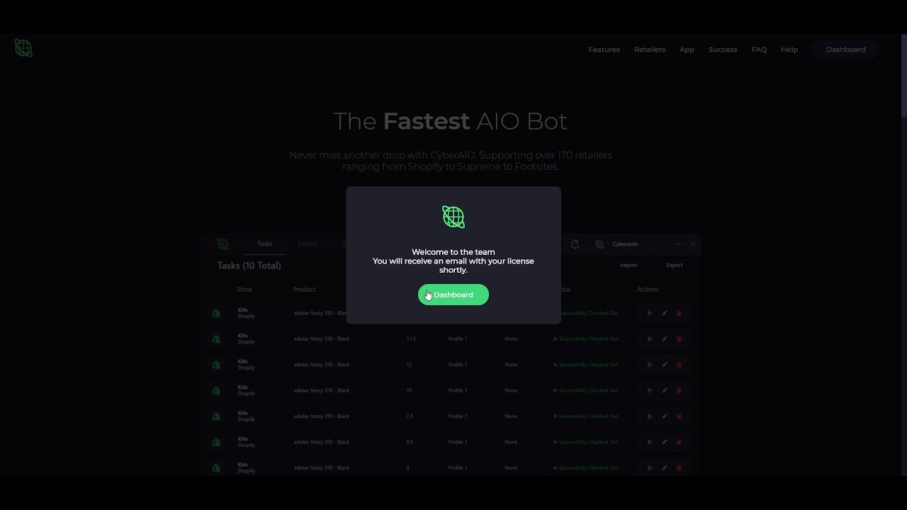 Cybersole live cop (100k restock 02-02-2020)