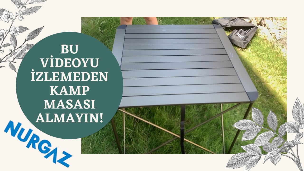 Nurgaz Büyük Boy KAMP MASASI İNCELEME (SETO İÇERİR!)