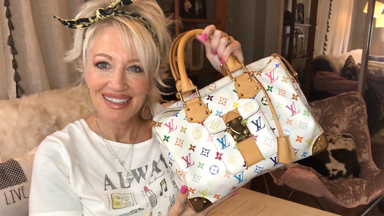 What's In My Bag? LV Multicolor Speedy 30 Full of JUNK!