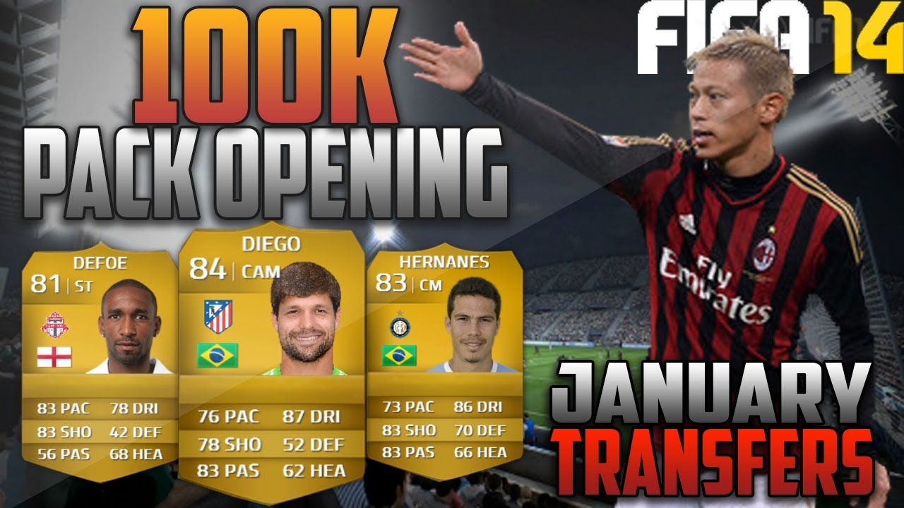 FIFA 14 Ultimate Team | ОТКРЫТИЕ НАБОРА БЕЗУМНЫХ ЯНВАРСКИХ ТРАНСФЕРОВ! С УЧАСТИЕМ ДИЕГО И ДЕФО