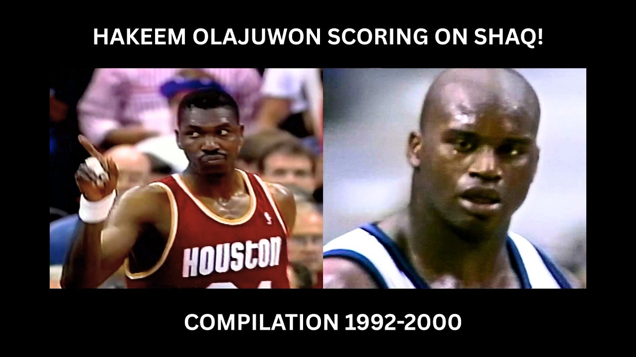 🔥 Hakeem Olajuwon Scoring On/Schooling Shaq Compilation (1992-2000)
