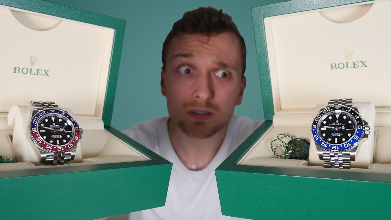 Unboxing Rolex GMT Master 2 Batman et Pepsi