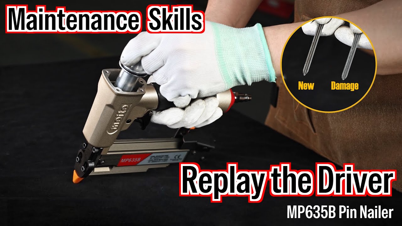 How to Replace the Driver Pin | Meite MP635B Pin Nailer Repair Guide