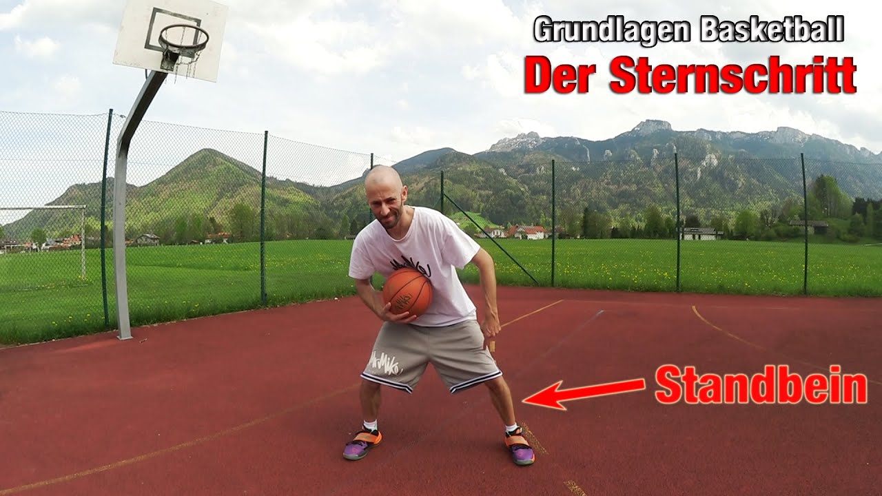 Grundlage Basketball - Der Sternschritt - Wichtige Beinarbeit