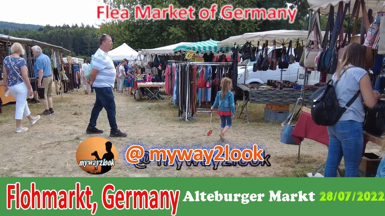 Flohmarkt | Flea Market | Market Tour | Cheap Shopping in Germany | Flohmarkt 2022| Alteburger Markt