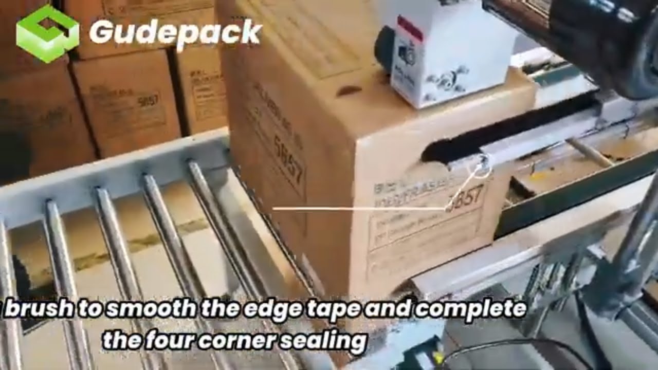 Box Tape Machine / Rigid Box Corner Taping Machine