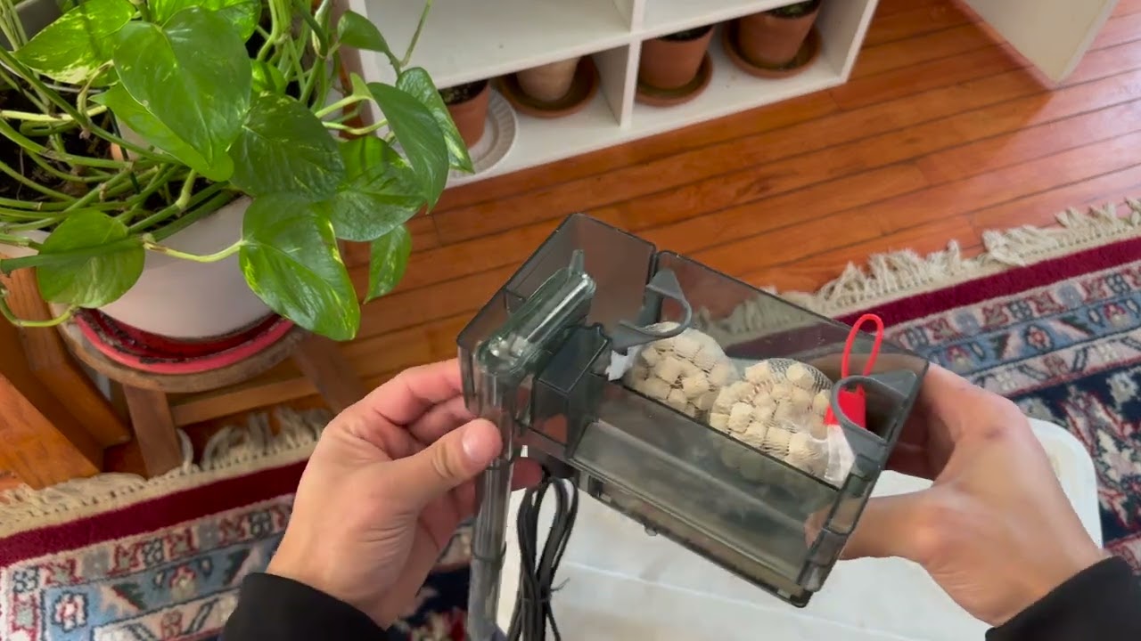 How to Setup Fluval Aquaclear 50 Hang On Back Aquarium Filter