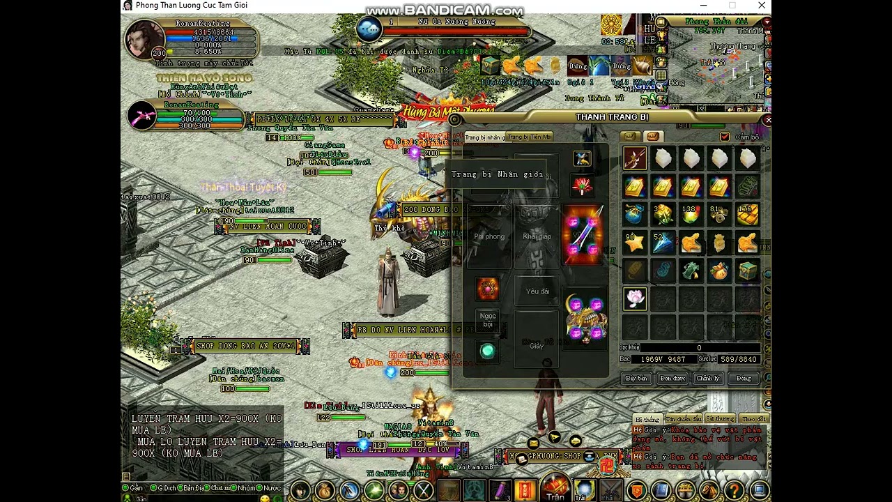 B&aacute;n acc game phong thần  GS  CS5 kim đan gộp, p&eacute;t vip, th&uacute; c3 c4 khảm ngon, trục gi&aacute; 8m ( bao thu )