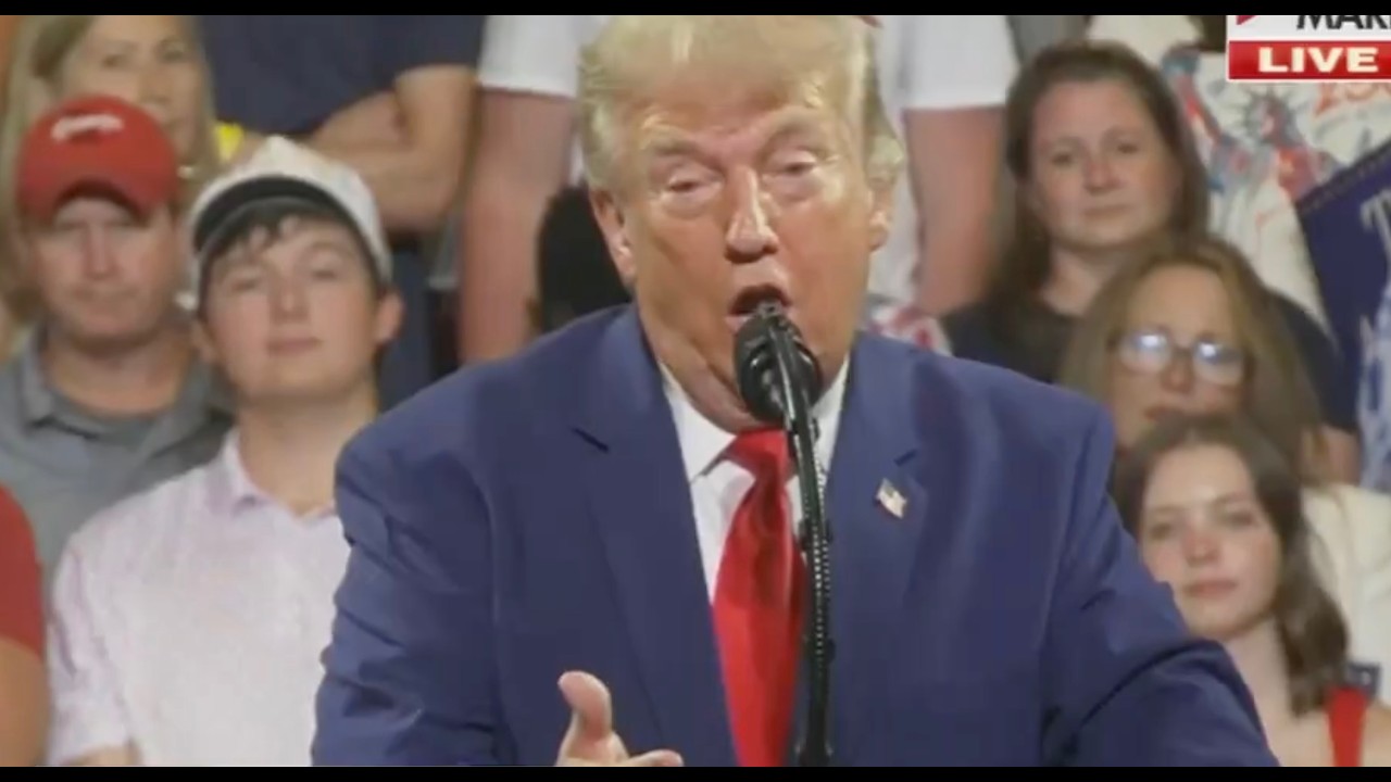 Trump issues SHOCKING attack at unhinged rally