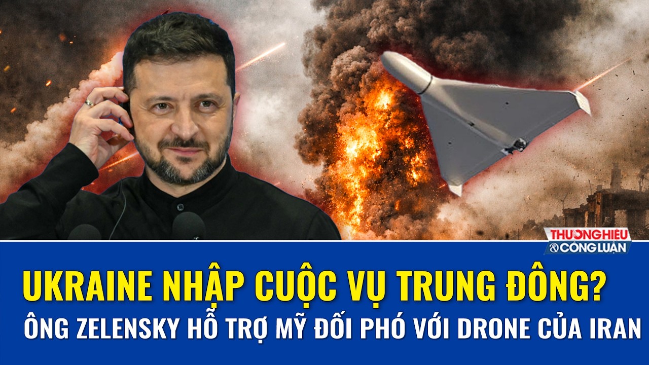 Ông Zelensky “ra tay” ở Trung Đông: Sẵn sàng hỗ trợ Mỹ đối phó drone của Iran | THCL