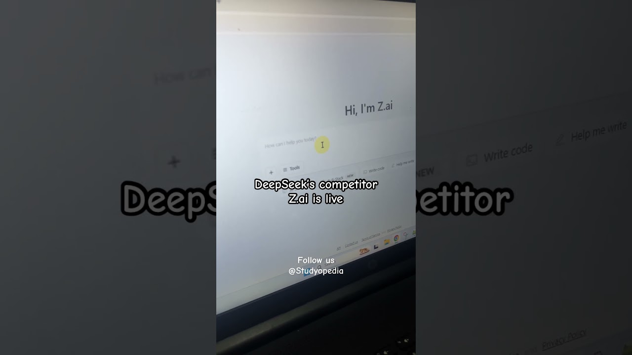 DeepSeek&rsquo;s competitor chat.z.ai is less expensive #shorts #deepseek #Zhangpeng