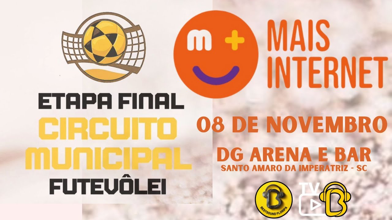ETAPA FINAL FUTEV&Ocirc;LEI | S&Aacute;B 08/10/2025 | 11H | CIRCUITO MUNICIPAL MAIS INTERNET | DG ARENA | AO VIVO