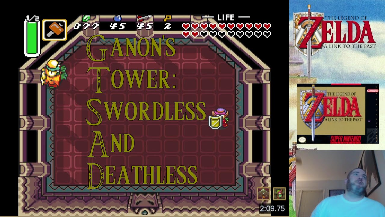 A Link To The Past: Ganon's Tower Swordless And Deathless
