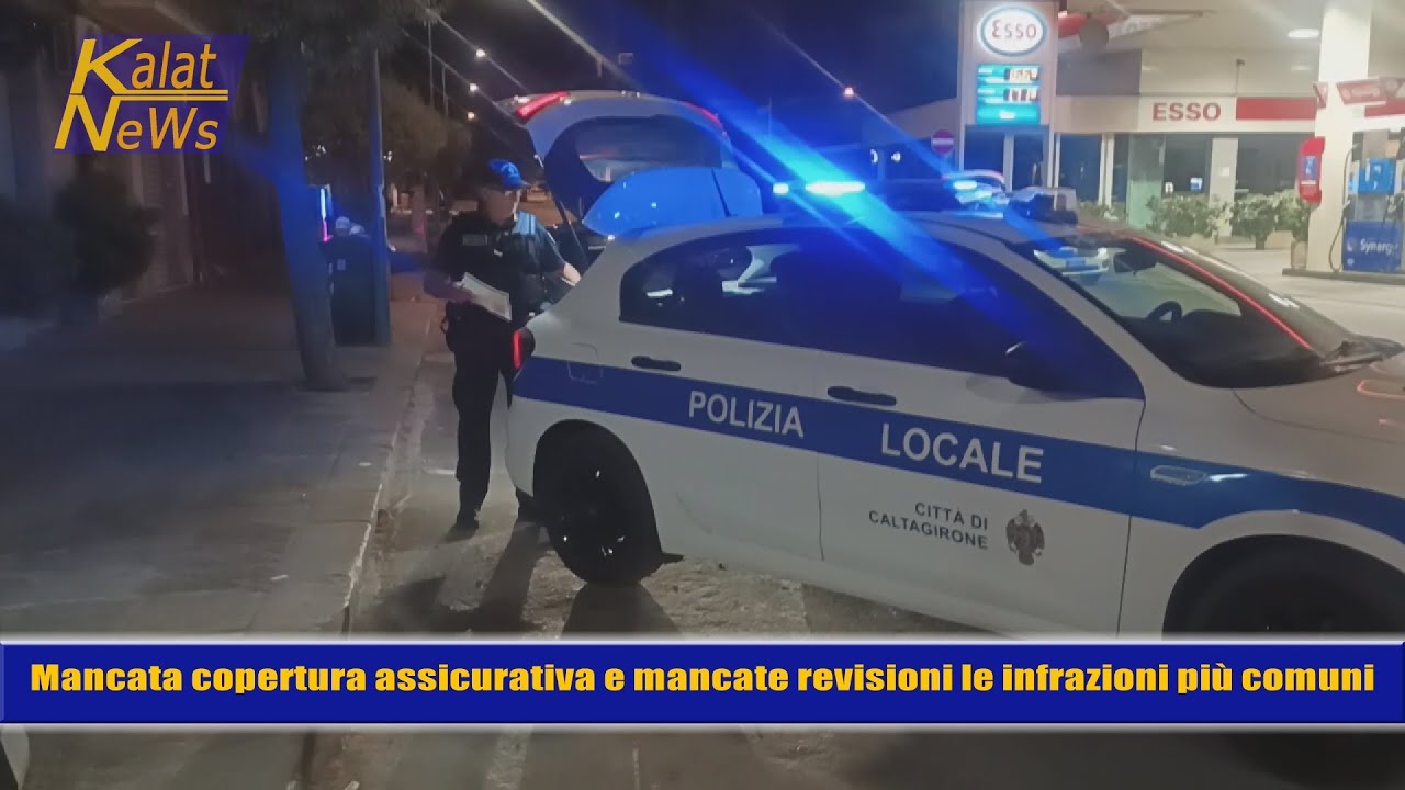 Caltagirone, Sicurezza stradale posti di controllo interforze via Burgio e viale Europa