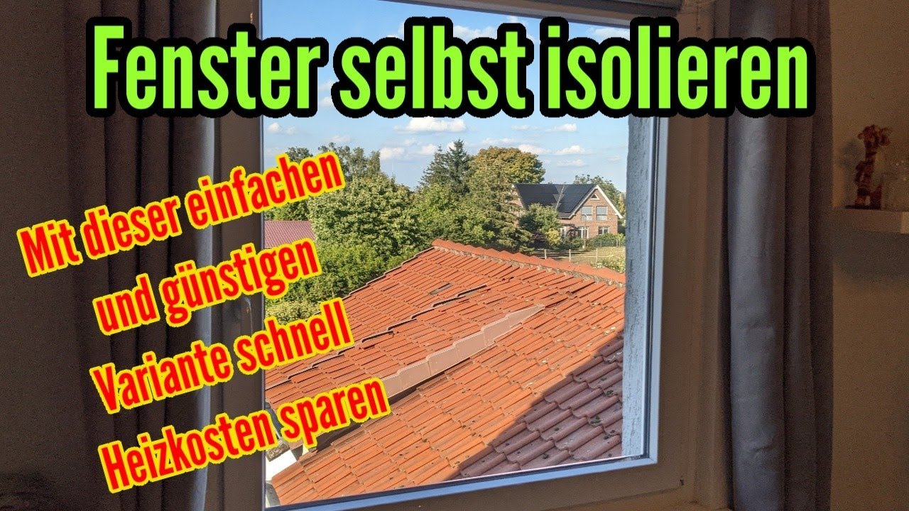 Fenster isolieren mit tesamoll Thermo Cover und so Heizkosten sparen Fenster dämmen