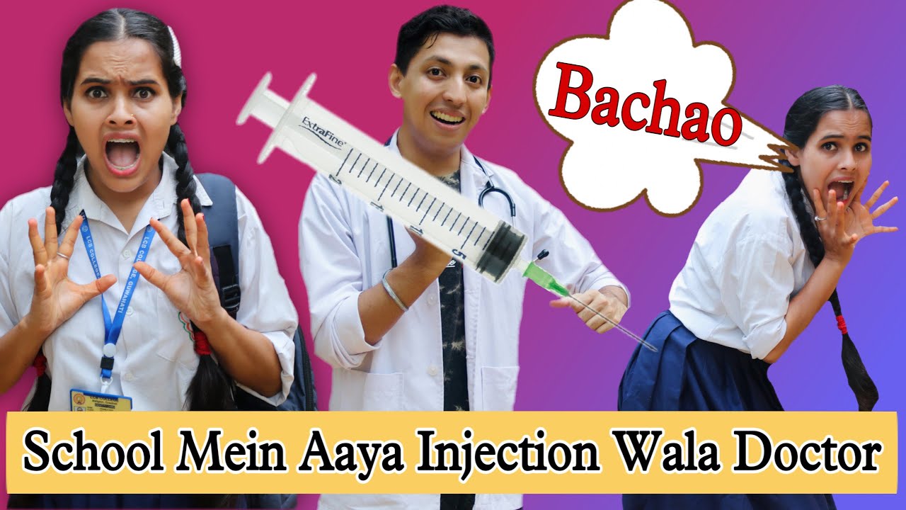 School Mein Aaya Injection Wala Doctor -Part 2 |Funny Comedy Video🤣| Prashant Sharma Entertainment