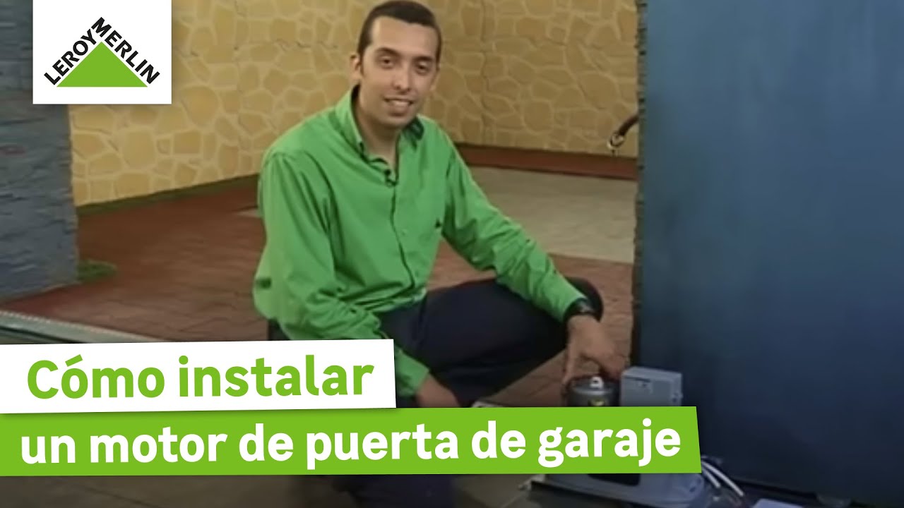 Cómo instalar motor de puerta de garaje ¡Guía paso a paso! | LEROY MERLIN