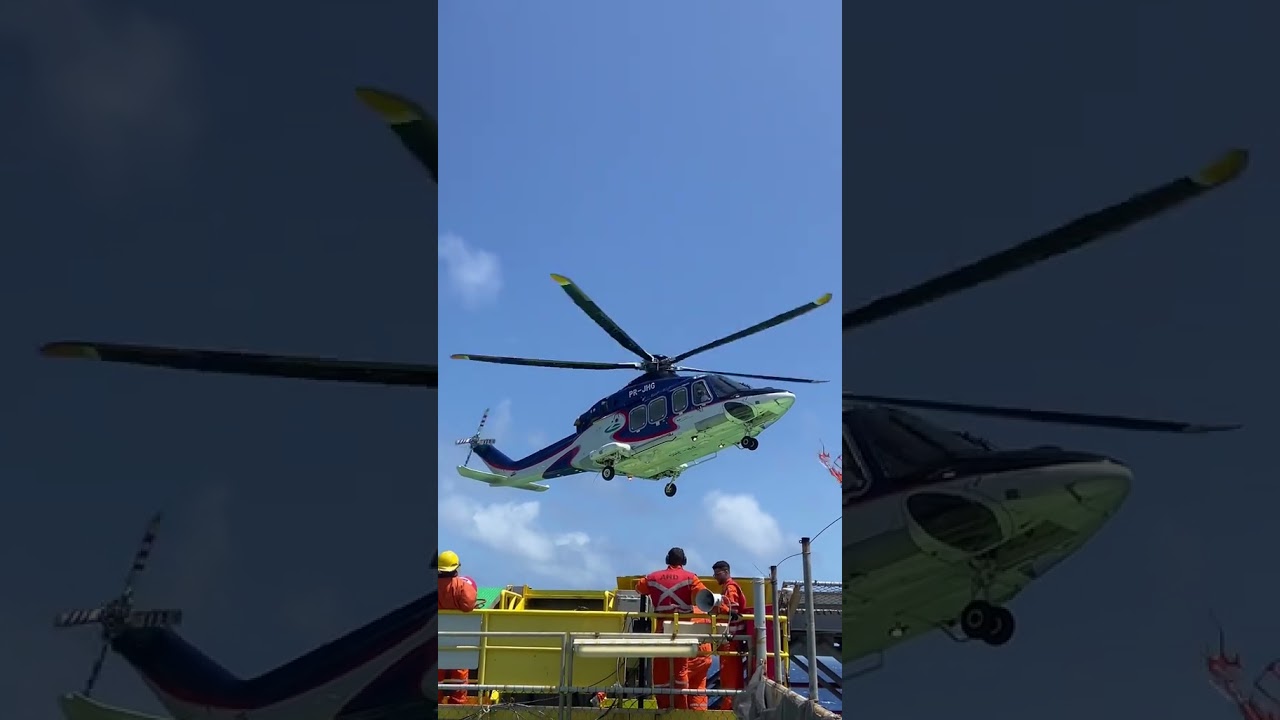 #avia&ccedil;&atilde;ooffshore #aw139 #aviacaobrasileira #aviation #brasiloffshore #helidek