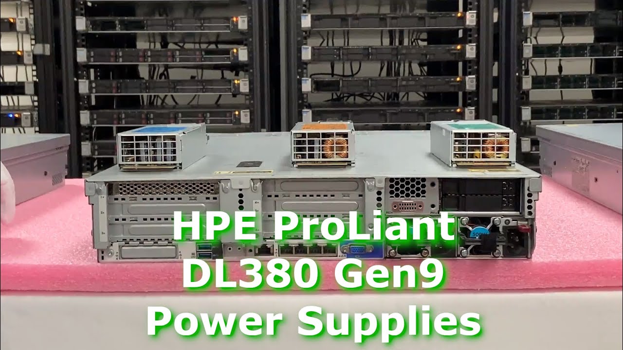 HPE ProLiant DL380 Gen9 Power Supplies Overview | Power Supply Options | How to Install Hotswap PSU