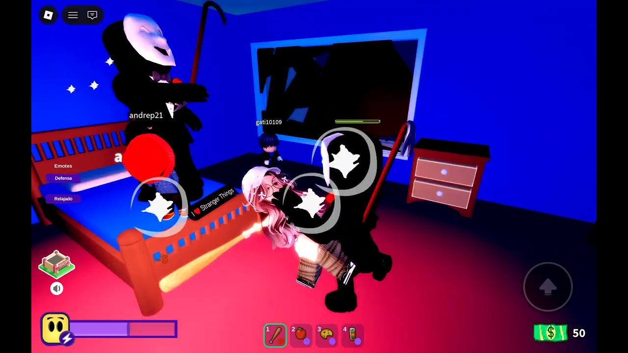 Jugando break in(en español) roblox 
