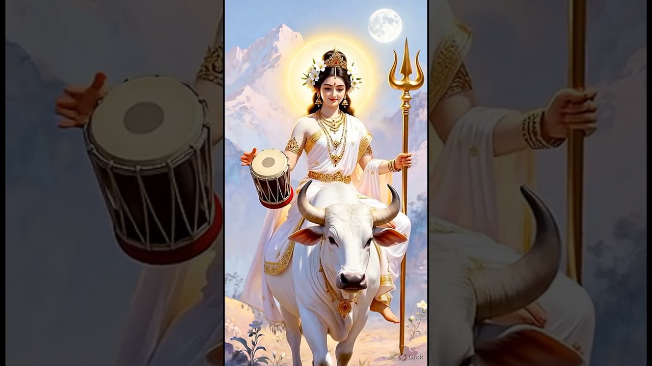 Maa Shailputri Status 🙏 | Navratri Day 1 Special 🌸 | Shailputri Mata Bhog & Blessings ✨ #Shorts
