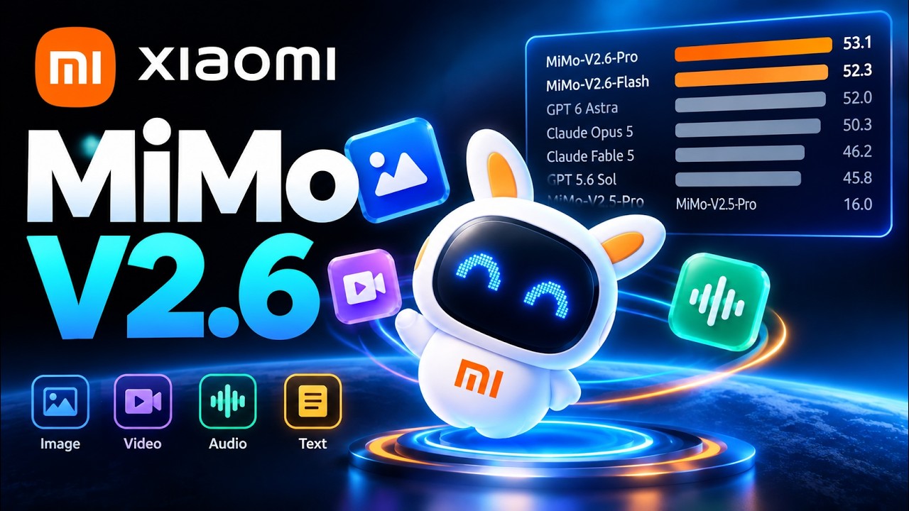 Xiaomi MiMo V2.6: Лучшая модель искусственного интеллекта с открытым исходным кодом на данный мом...
