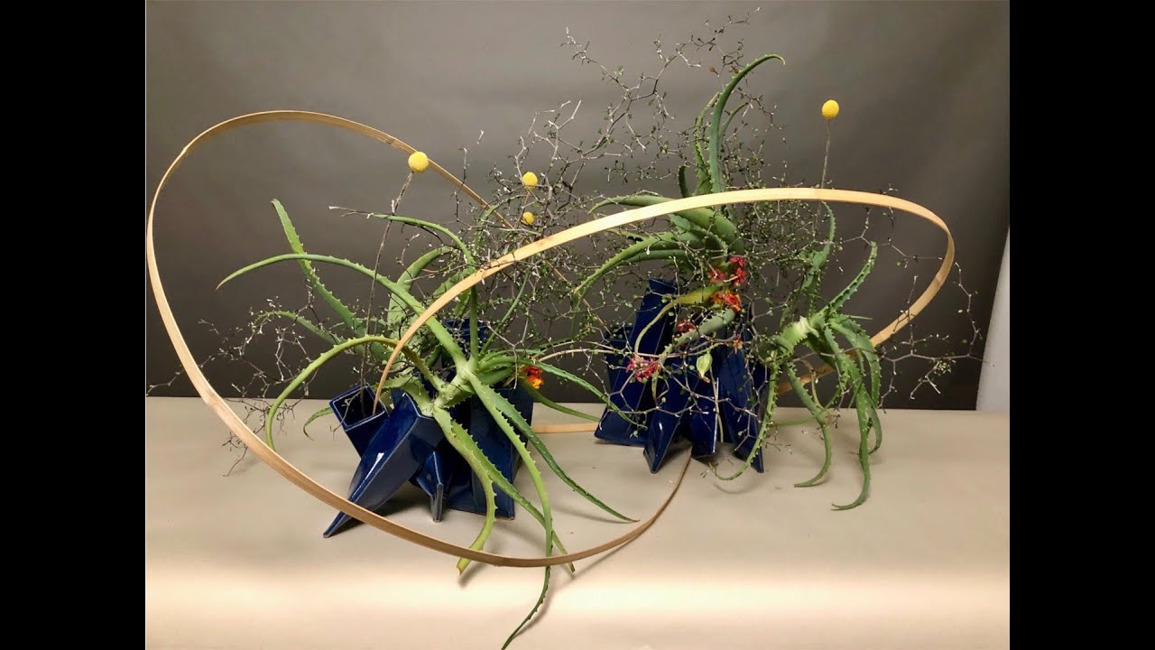 Sogetsu Ikebana: ArtScapes2020 Demonstration by Riji of Sogetsu -- Yoshiko Hogetsu Williams