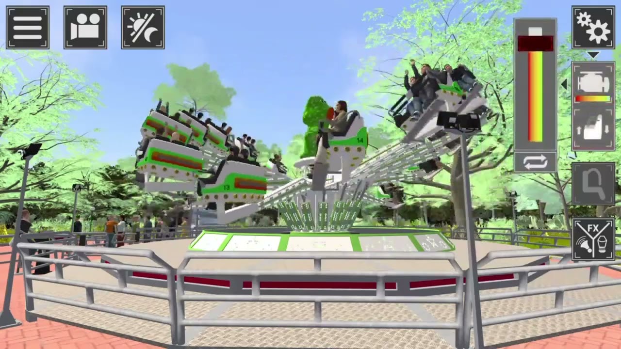 Theme Park Simulator | Rana Saltarina 🐸| David Solo feria & simuladores de feria