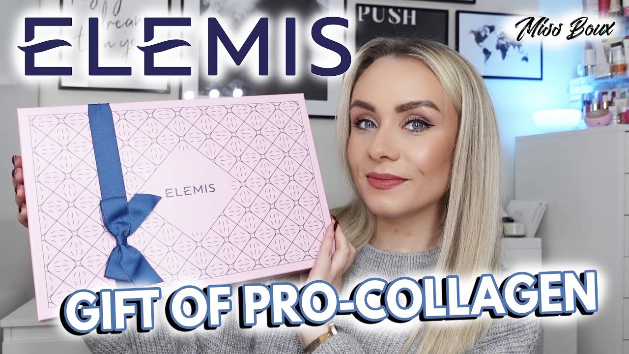 ELEMIS GIFT OF PRO-COLLAGEN - QVC TSV |  £59.95 WORTH £247! 6 PIECE ELEMIS GIFT SET | MISS BOUX
