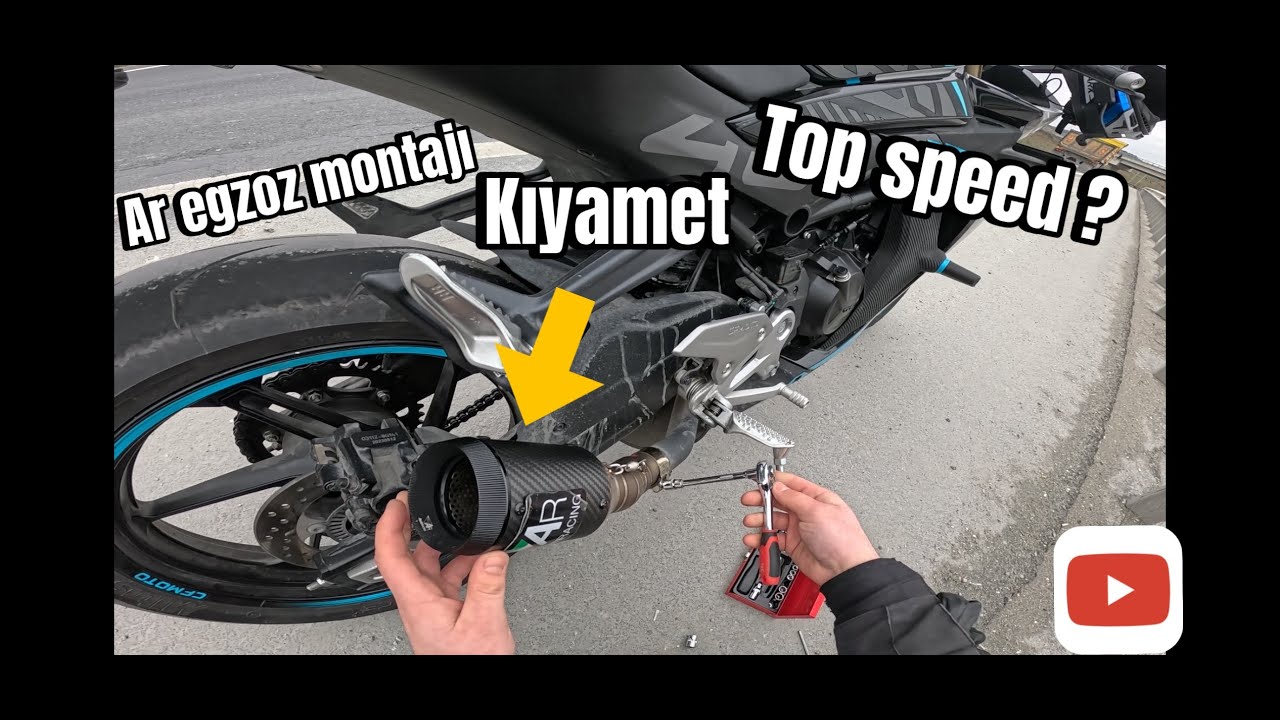 CFMOTO 450 SR AR EGZOZ MONTAJI & TOP SPEED & TÜNEL EGZOZ & KESİCİ
