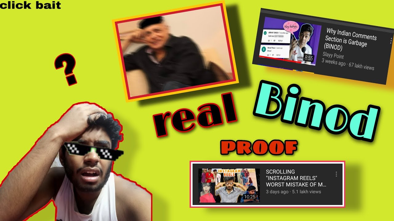 Binod😆😆😂binod || real binod found|| proof ha?