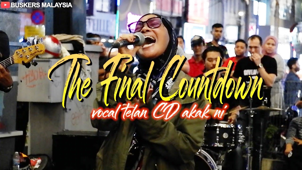 The Final Countdown-Wat's Up||Kak ina Buat peminat sentuhan terpukau.sedap sungguh Vocal..