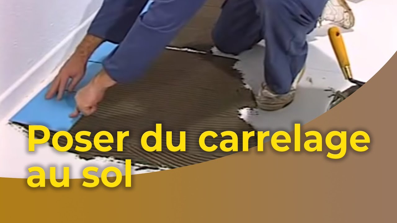 Poser du carrelage au sol