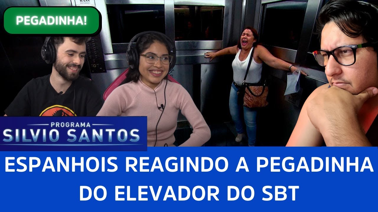 SILVIO SANTOS DEIXA OS GRINGOS RINDO!! Pegadinha da menina no elevador