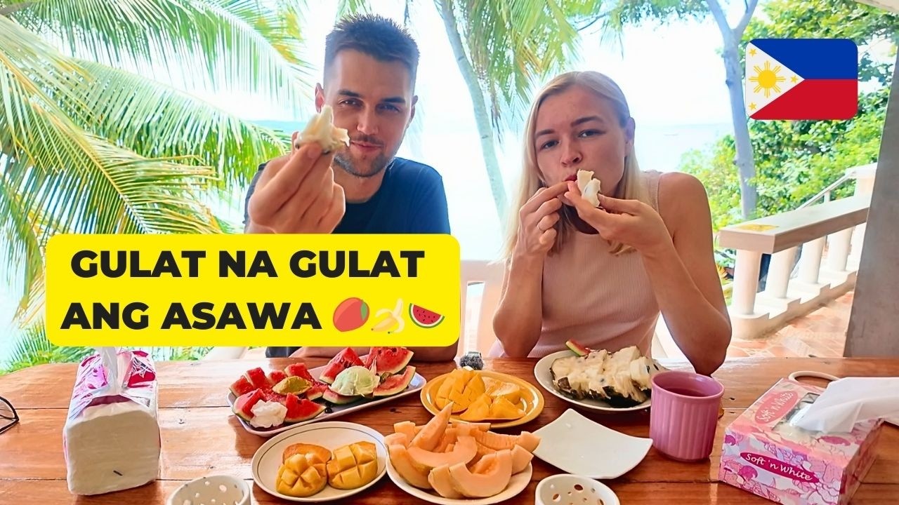 🇵🇭 MY WIFE IS SHOCKED BY FRUITS IN THE PHILIPPINES! Trying them for the first time in 2025!