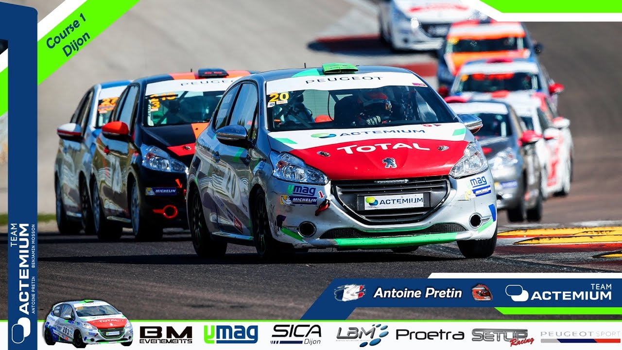 DIJON 2017 Course 1 - 208 Racing Cup - Antoine Pretin P6/P11
