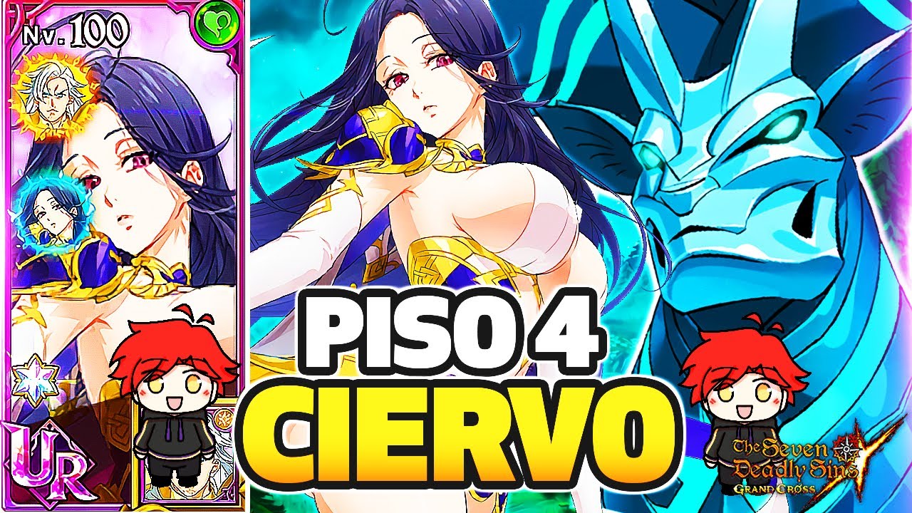🦌 EL MEJOR EQUIPO con SKULD vs CIERVO PISO 4 (TRASCENDENTE) 💥 FÁCIL y SEGURO! - 7DS Grand Cross