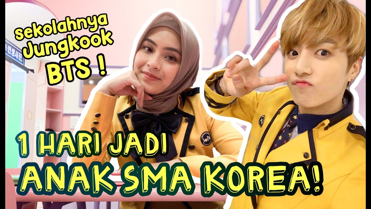 1 HARI JADI ANAK SMA KOREA! SEKOLAHNYA JUNGKOOK BTS 😱✨ ONE DAY AS A KOREAN IDOL STUDENT 😂
