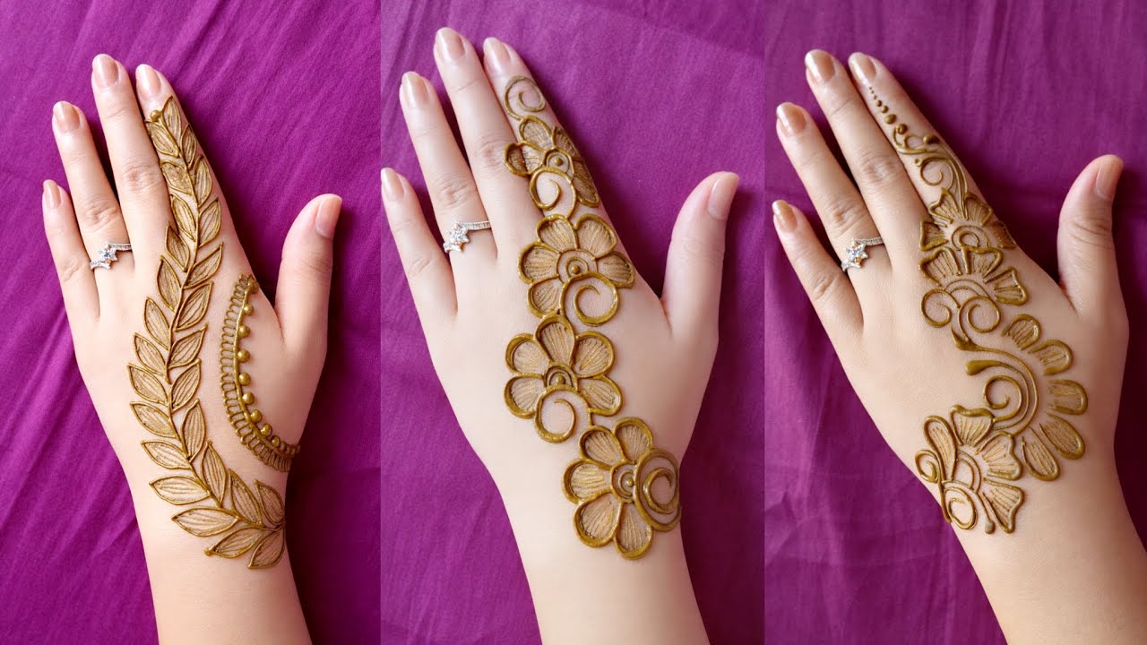 Easy Back Hand Mehndi Design  | Arabic Mehndi Design  | Mehndi Design 2026 #skmehandi #mehndi