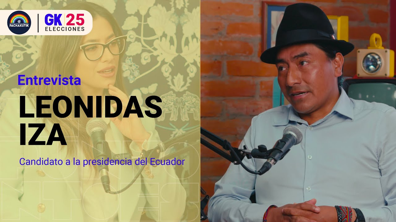 Leonidas Iza: “La dolarización debe mantenerse”