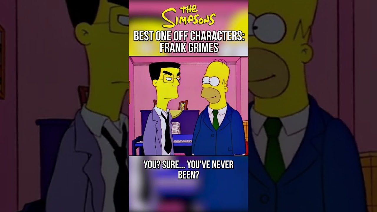 Frank Grimes | The Simpsons Best One Off Characters #Shorts