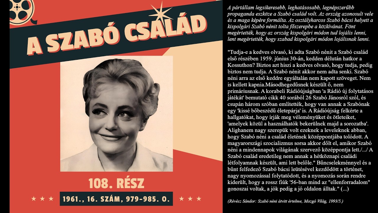 A Szabó család - 108. rész (1961., 16. szám, 979-985. o.)