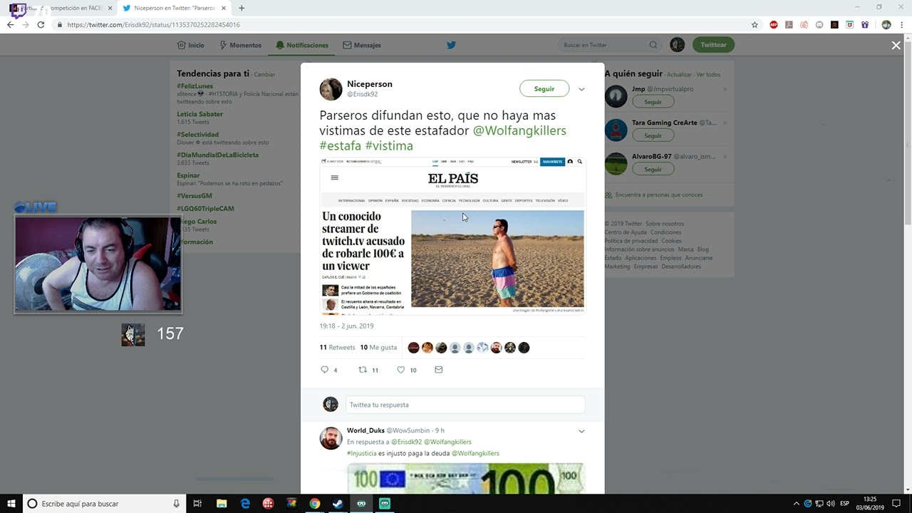 Wolfangkillers y los 100€ del Señor S