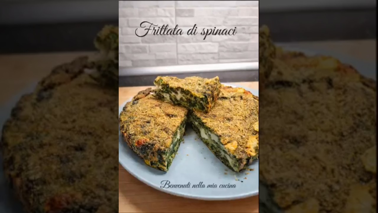 Frittata di spinaci #benvenutinellamiacucina #ricette #food #perte #frittatadispinaci