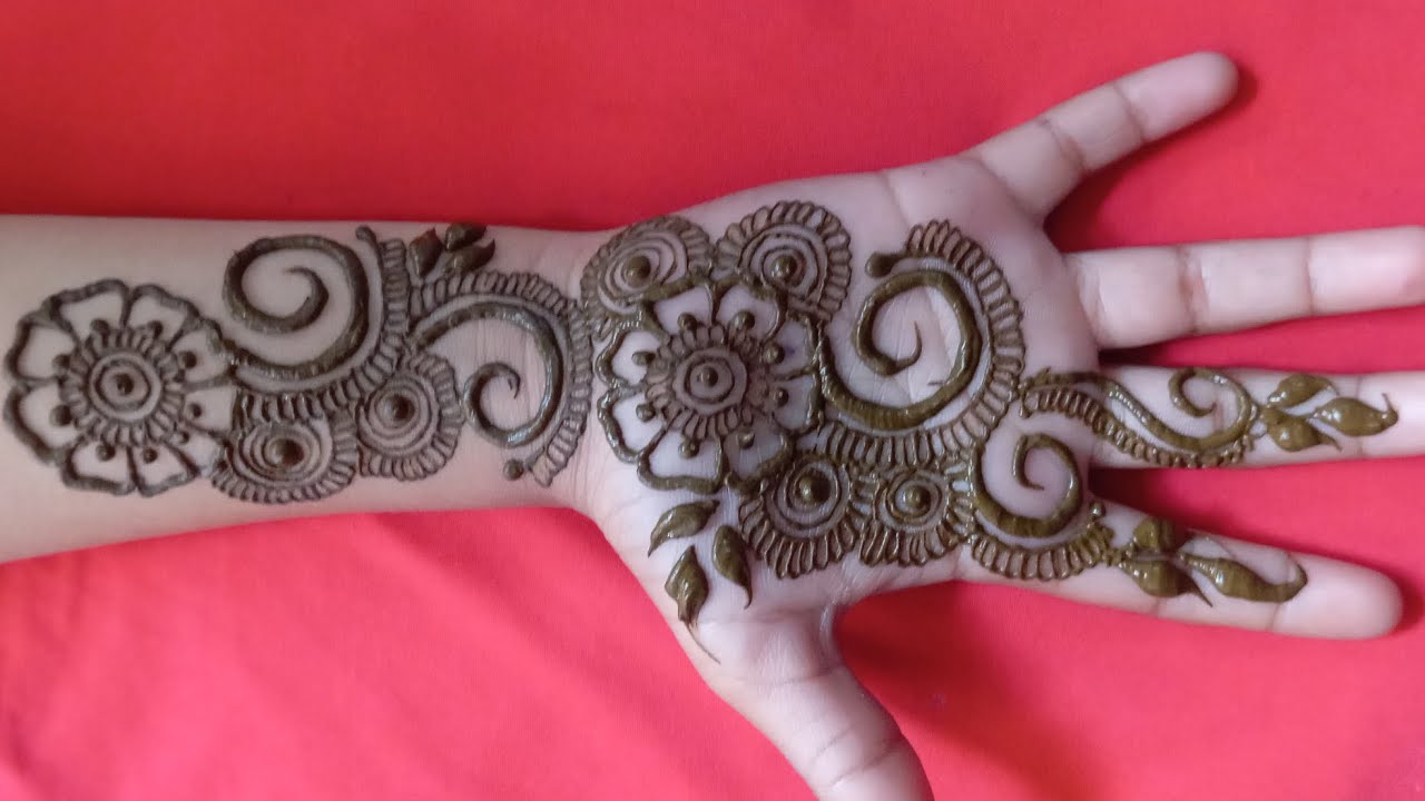 Simple And Easy Mehndi Design || Very Beautiful Henna Design || Front Hand Mehndi Design #hennaart