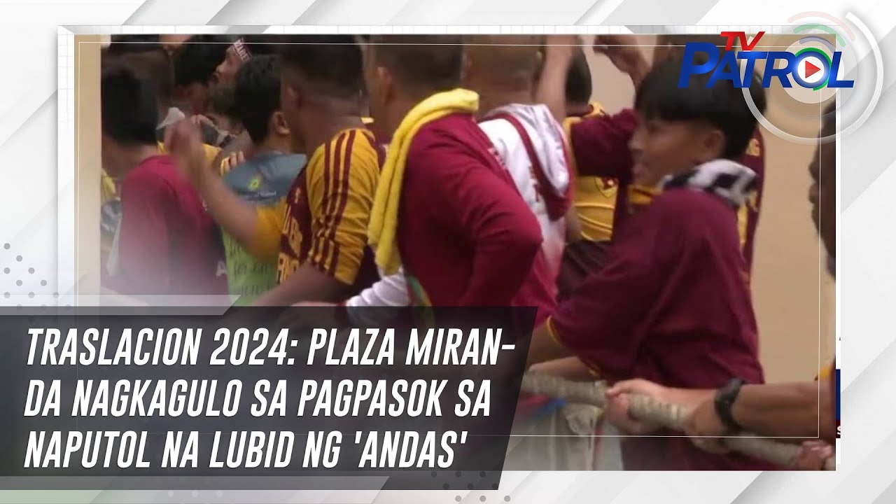 Traslacion 2024: Plaza Miranda nagkagulo sa pagpasok sa naputol na lubid ng 'andas' | TV Patrol