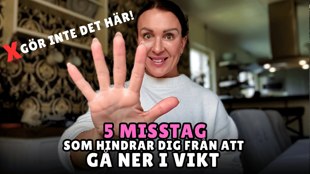 5 misstag som saboterar din viktnedg&aring;ng (du g&ouml;r troligen minst 2!)