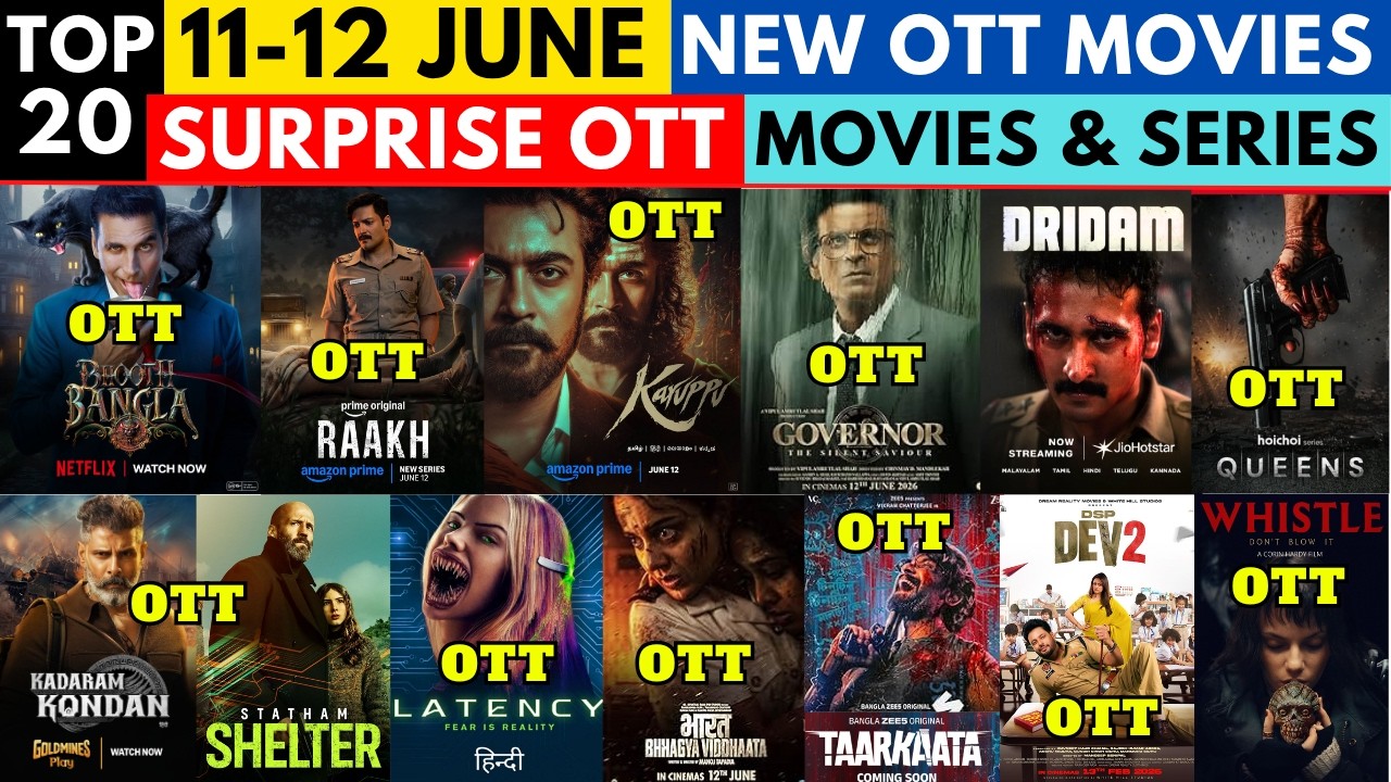 Surprise OTT Release Movies I Bhoot Bangla OTT Netflix I Karuppu OTT Amazon Prime Video I Raakh OTT