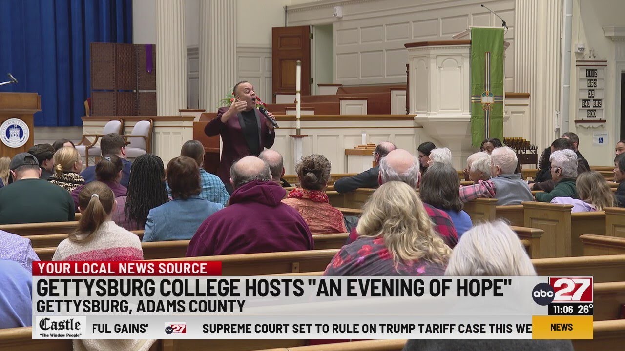 Gettysburg College reflects on 'infinite hope' on MLK Day