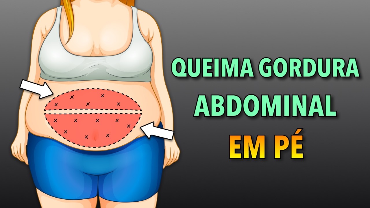 Queima de Gordura Abdominal em Pé